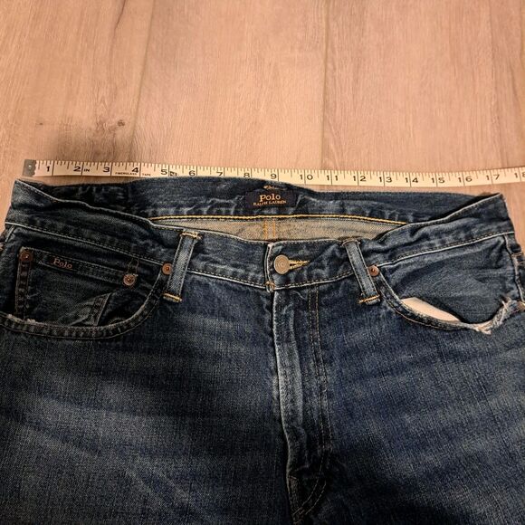 Polo Ralph Lauren Men's Jeans 34x31* Hampton Relaxed Straight Fit Light Wash - Picture 12 of 16